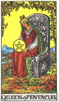 Queen of Pentacles Upright