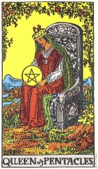 Queen of Pentacles Upright