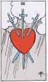 3 of Swords Upright