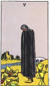 5 of Cups Upright