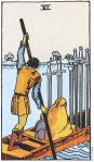 6 of Swords Upright