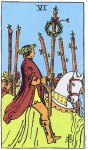 6 of Wands Upright