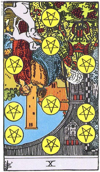 10 of Pentacles Reversed