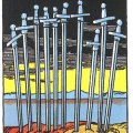 10 of Swords Upright