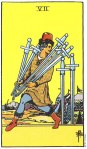 7 of Swords Upright