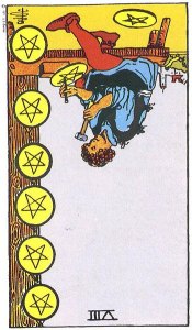 8 of Pentacles Reversed