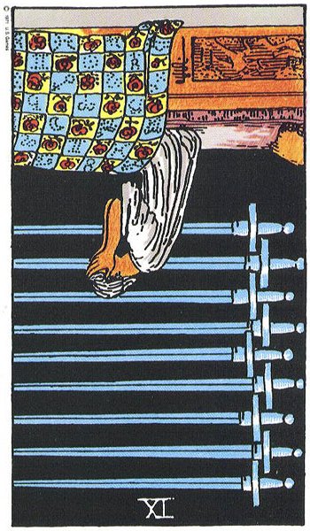 9 of Swords Reversed