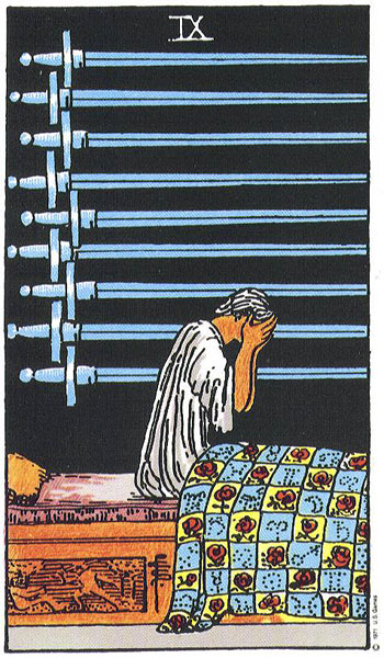 9 of Swords Upright