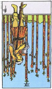 9 of Wands Reversed 9 of Wands Reversed
