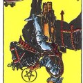Knight of Pentacles Reversed