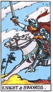 Knight of Swords Upright
