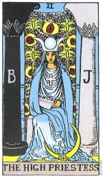 The High Priestess Upright