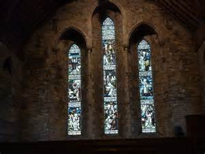 stained glass image st brigid kildare