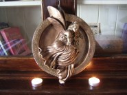 Fairy wall hanging in my Reading Room