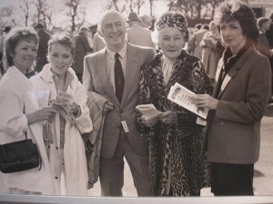 Da and Peggy at The Races