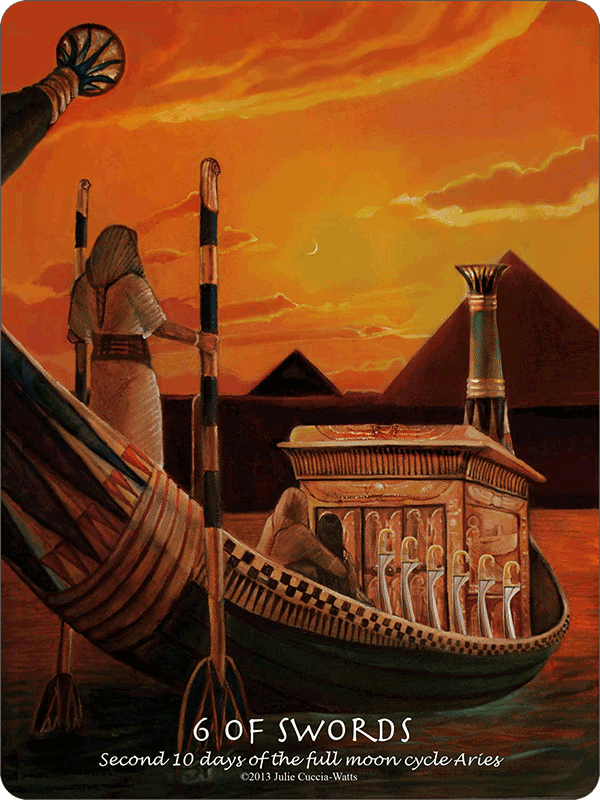 julie-cuccia-watts-journey-into-egypt-tarot-six-swords