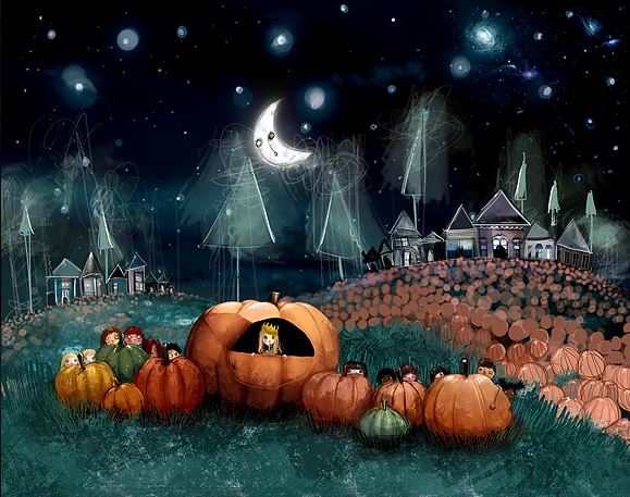 odessa-sawyer-illustration-queen-of-pumpkin-children