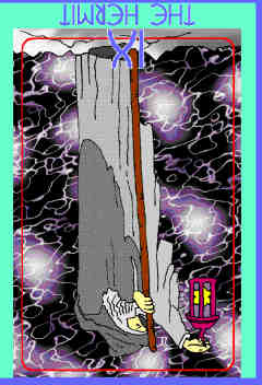 hermit-reversed-colman-smith-tarot